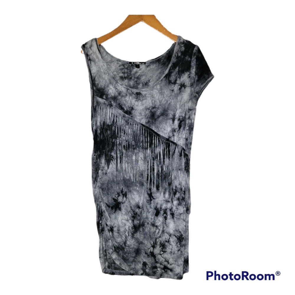 Tie Dye Fringe Dress